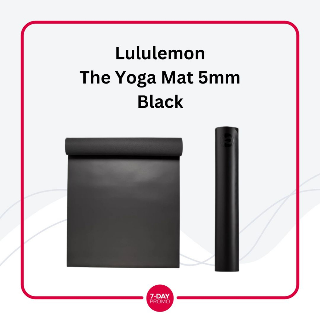 Lululemon The Yoga Mat 5mm Black Color