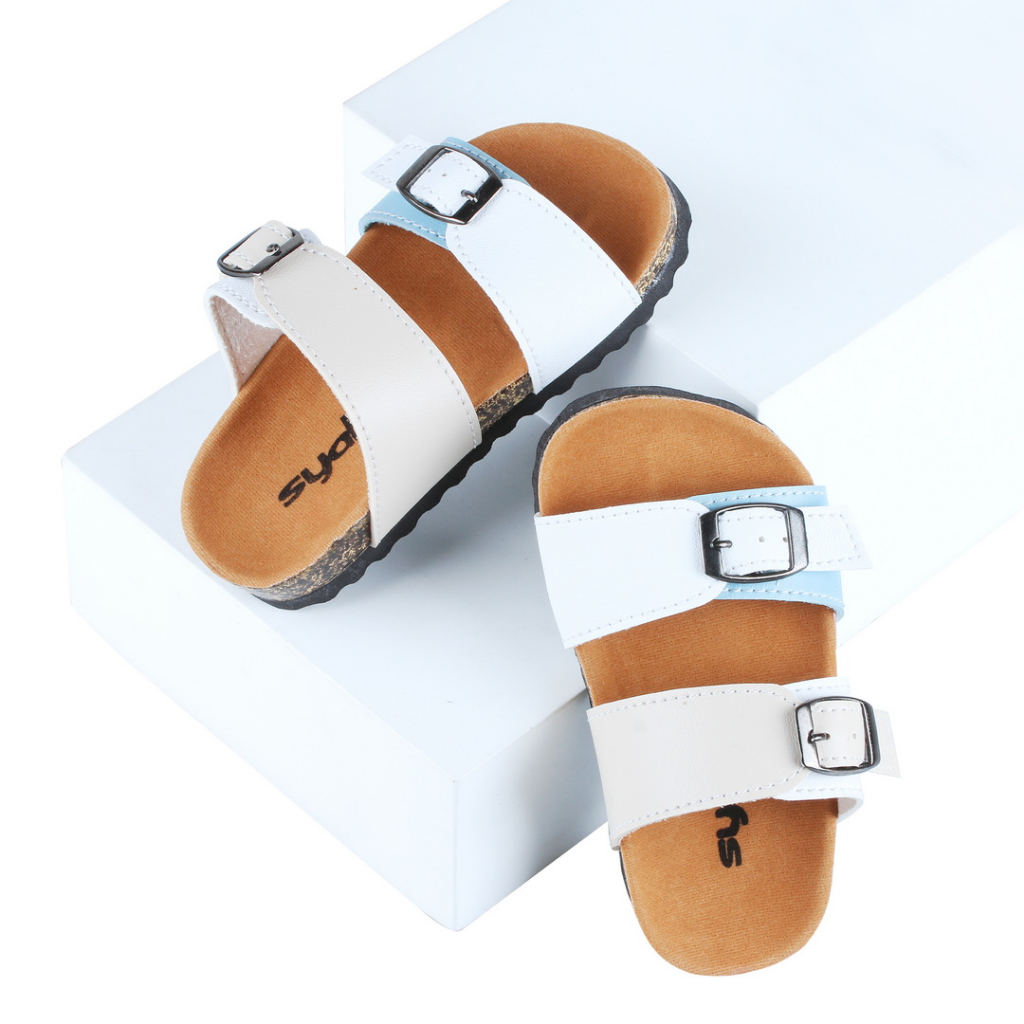 Sandal Anak Unisex Usia 1 Sampai 2 Tahun Casual Terbaru Dan Termurah CHT6 Cream