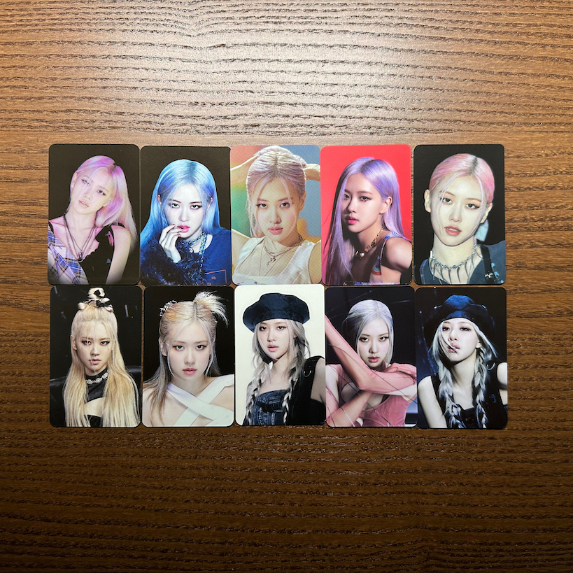 2 SET BLACKPINK PHOTOCARD PC OFFICIAL ORIGINAL 1 SET ISI 10 YG ENTERTAINMENT BLACK PINK CHAESOO EXHI