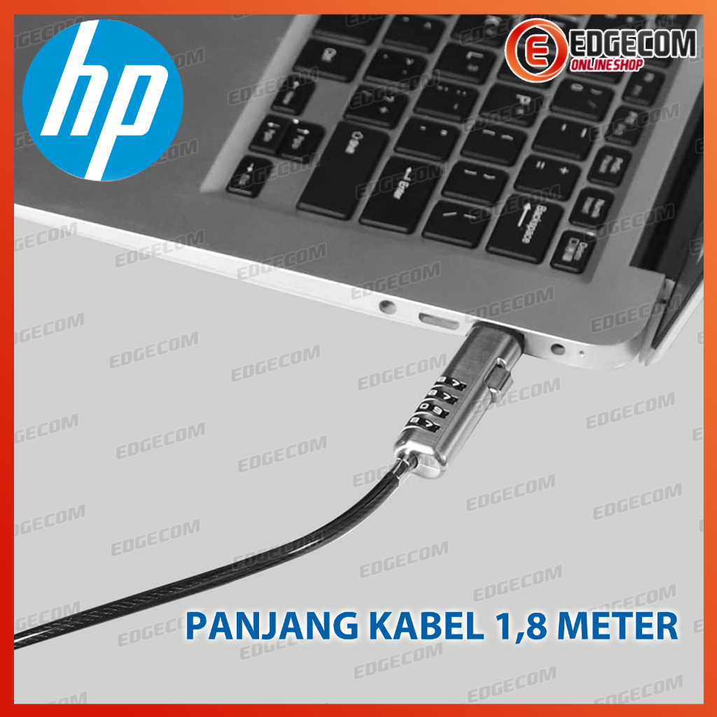 Kunci Pengaman Laptop Security Lock Kombinasi untuk laptop HP LU-207