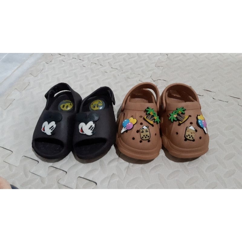 Sandal yutu Cit cit dan Sandal Baim Preloved Murah