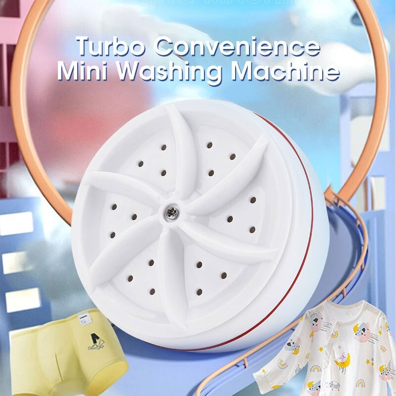 Mesin Cuci Mini Portable Washing Machine - HG561 - White