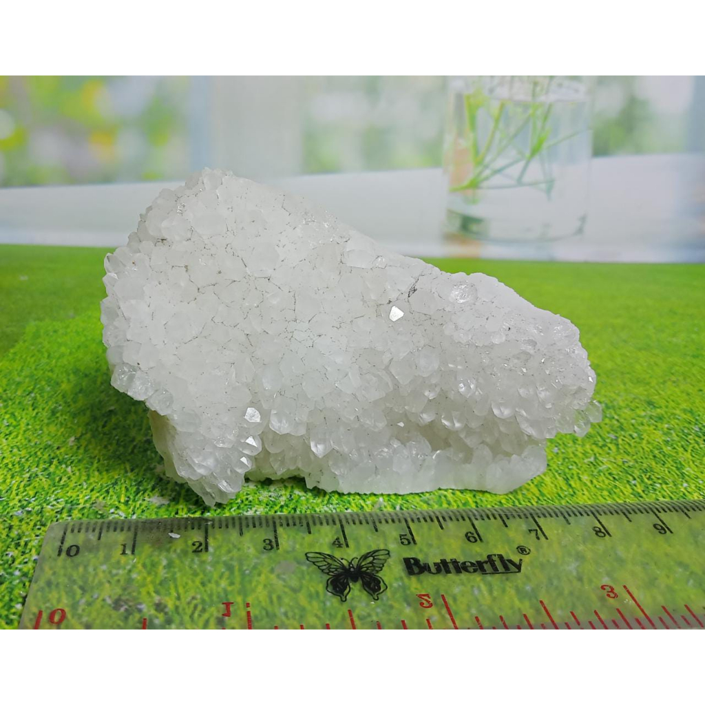 Natural Clear Quartz Druzy Cluster Sparkling blink blink Brazil (8)