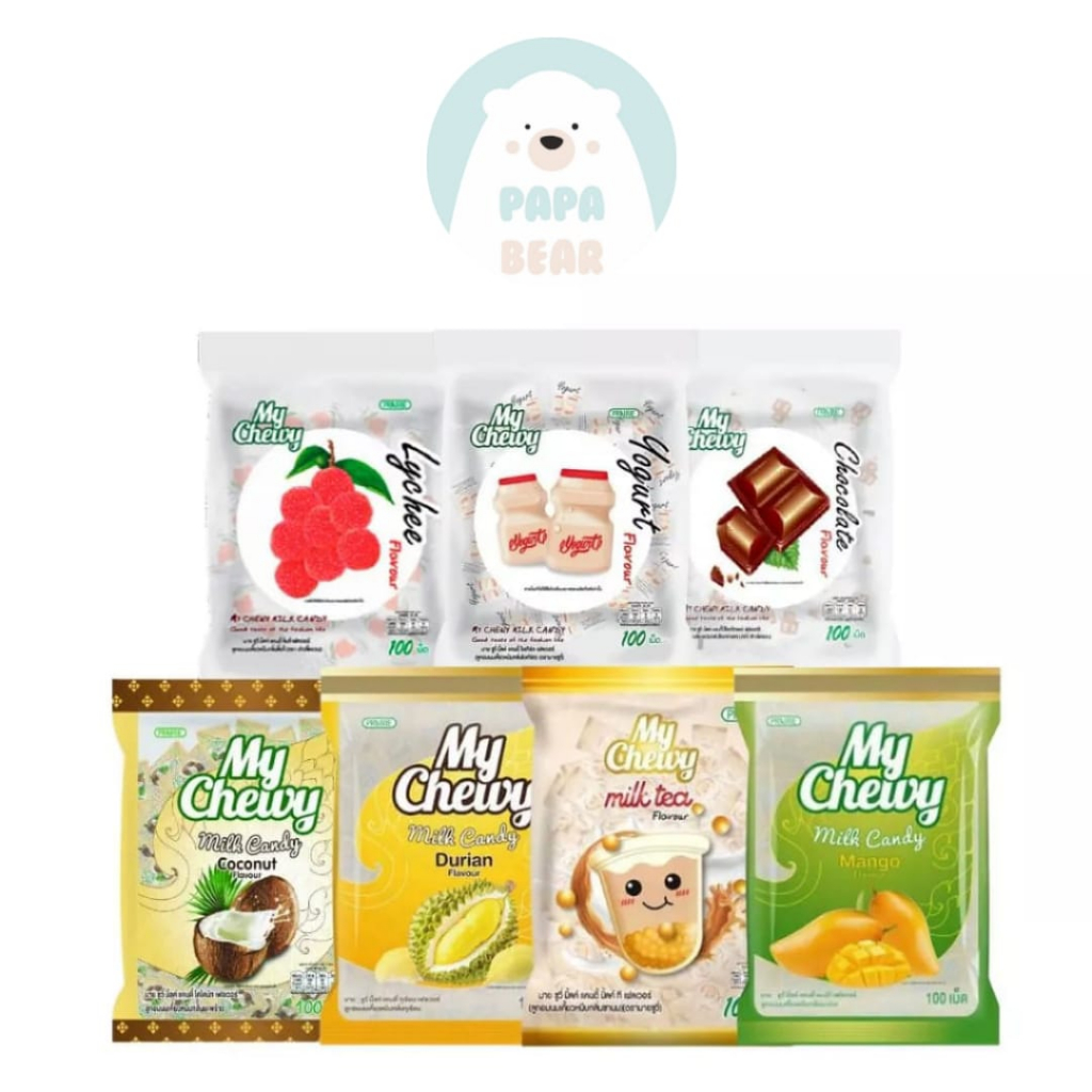 

My Chewy Candy Thailand Permen Durian Yakult Milk Tea Permen Import