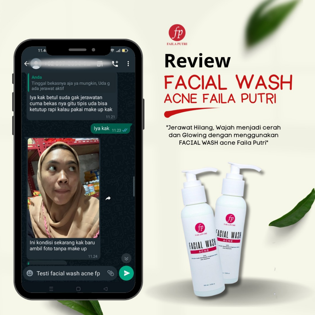 FACIAL WASH ACNE FAILA PUTRI / ACNE WASH - SABUN JERAWAT BPOM