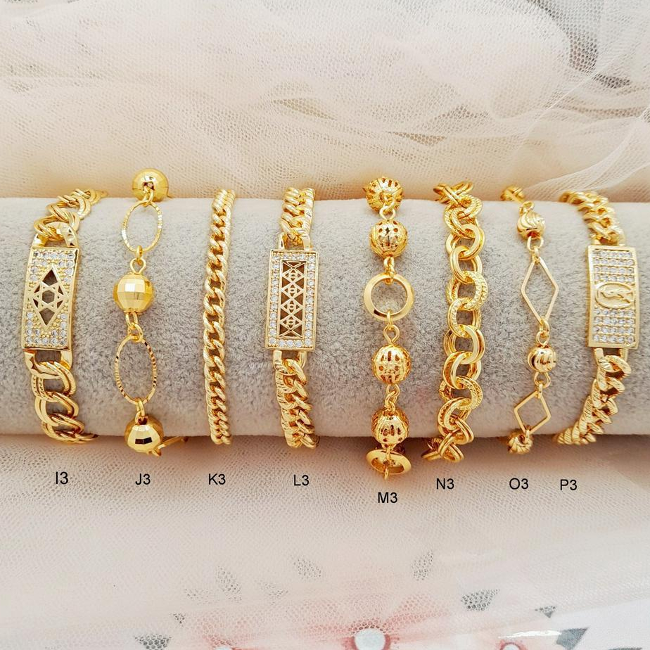 Gelang Tangan Wanita Xuping Rantai Lapis Emas - BB080