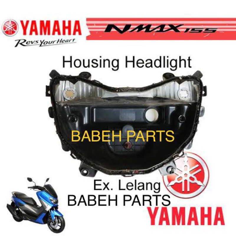 Batok reflektor lampu depan nmax N-Max OLD 2015 -2019 ORIGINAL Batok rumah reflektor lampu depan hea