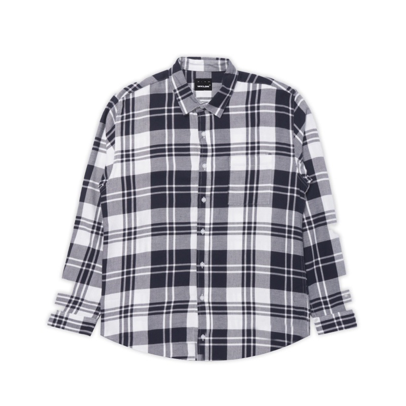 PART 3 KEMEJA FLANEL PRIA BRAND LARUSSO & WILL-K ORIGINAL 100%