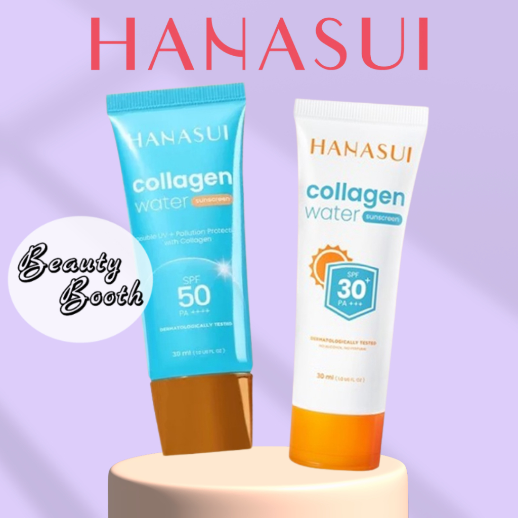HANASUI Collagen Water Sunscreen SPF50 - Sun Screen Sunscreen Wajah 30ml