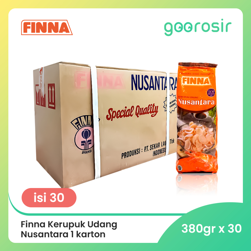 

Finna Nusantara Kerupuk Udang 1 KARDUS GooRosir