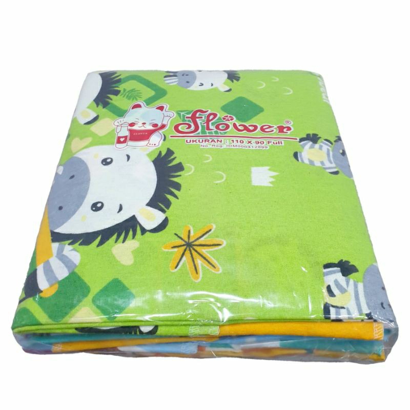 6 Pcs (1/2 Lusin) Bedong Bayi HOGA / FLOWER 110x90 SNI Planel Baby Quality Export (Setengah Lusin)