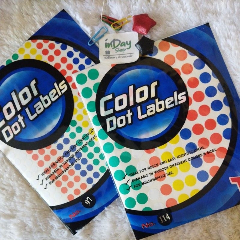 

Label Stiker Dot Warna T&J | INDAY SHOP