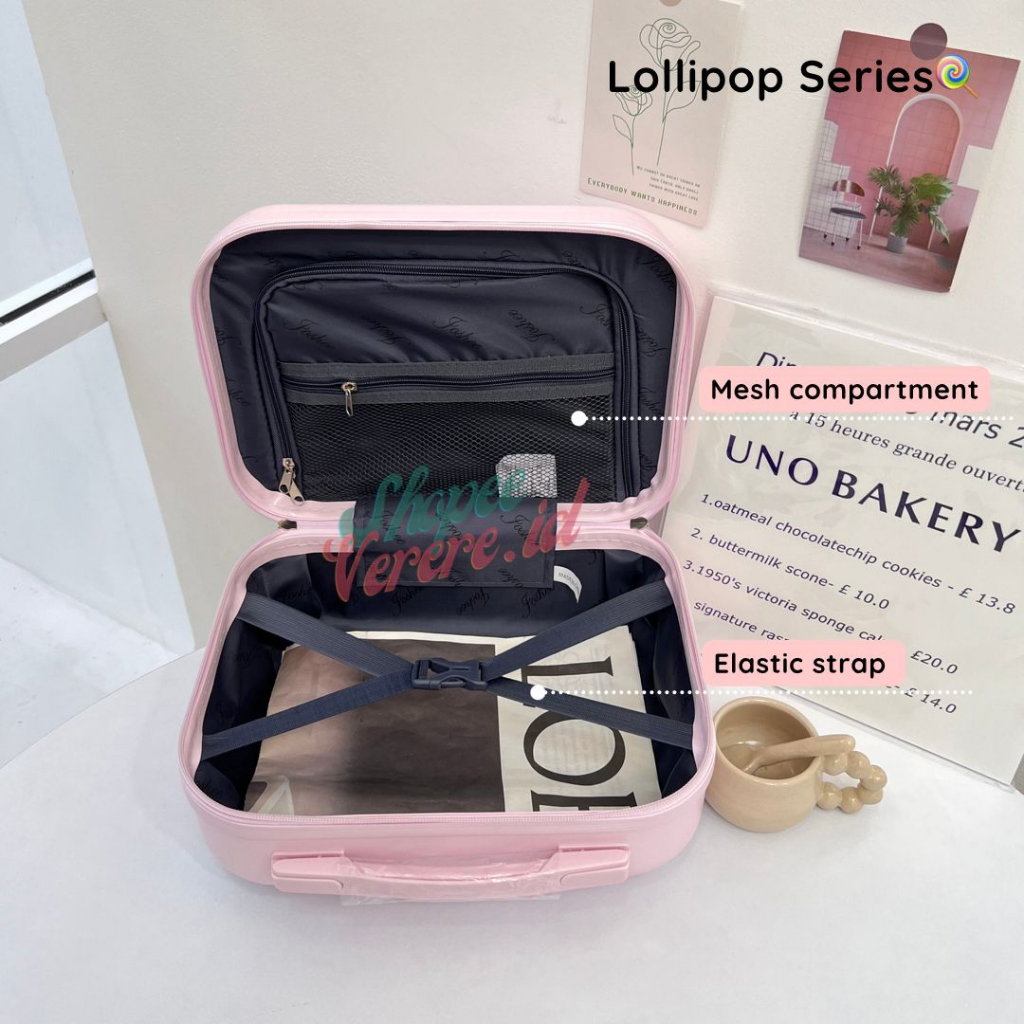 Beauty Case 14 Inch Lolipop Series Koper Make Up Tas Kosmetik