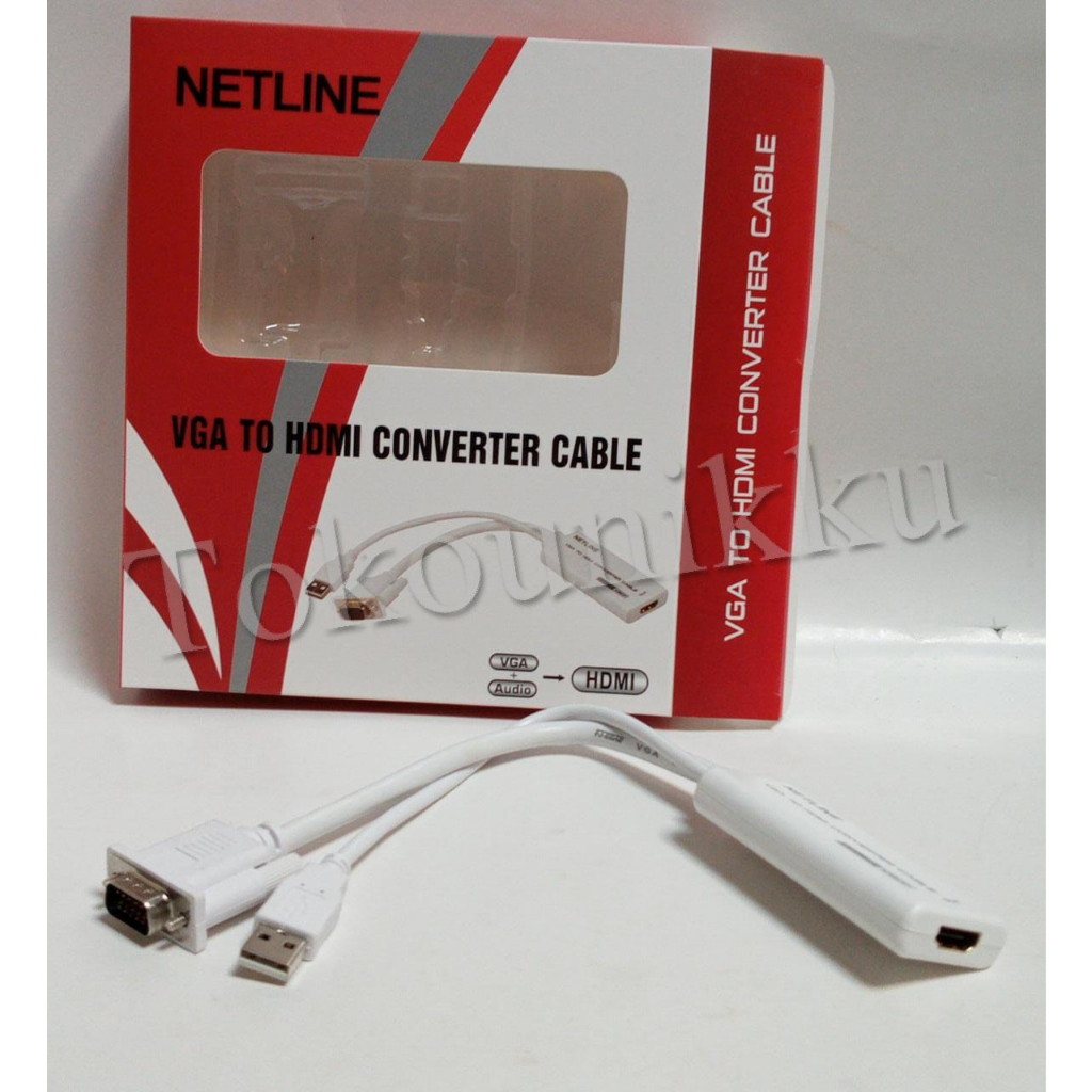 VGA TO HDMI Netline (USB Power)