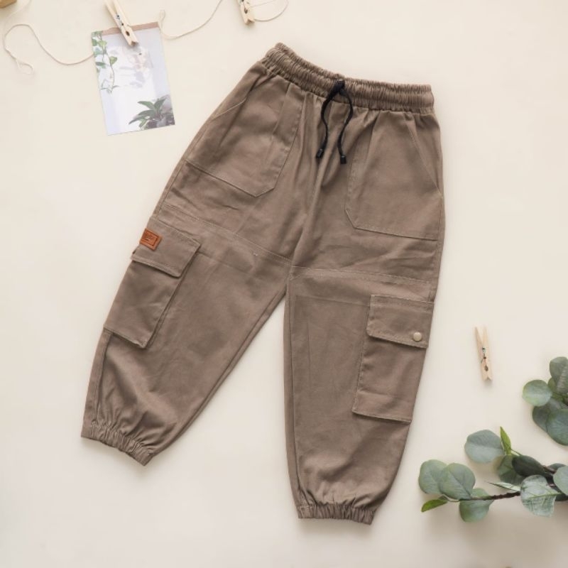 2-12 Tahun LINK ECER CELANA JOGGER CARGO BRUSSEL Celana Anak Cargo