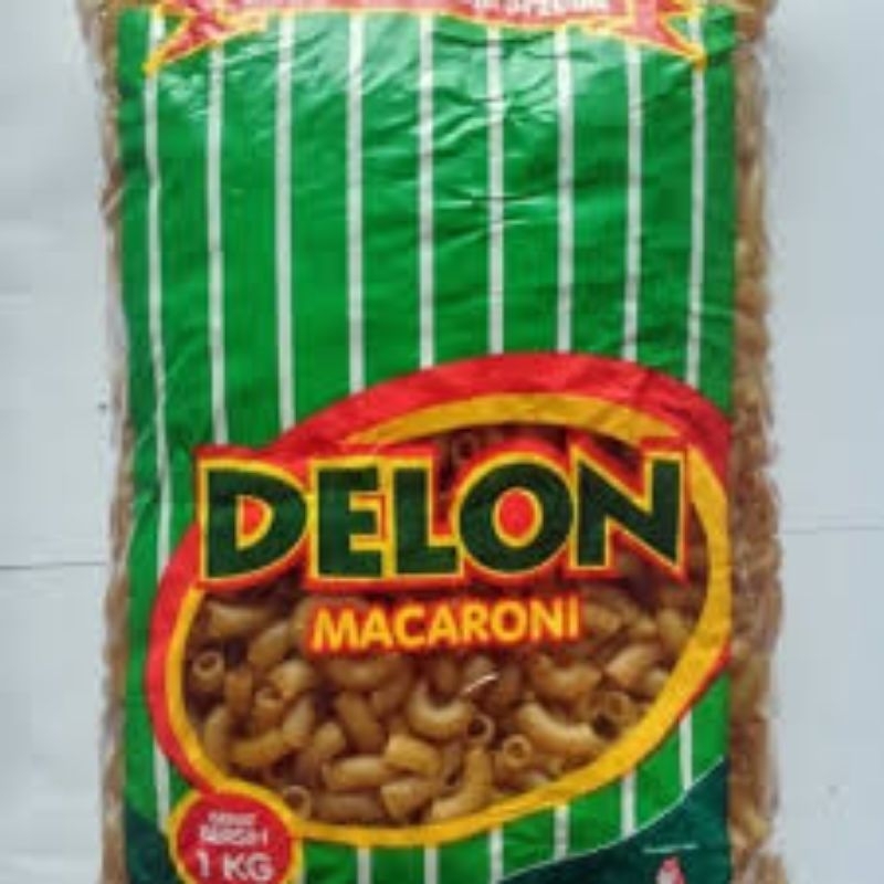 

Makaroni Pipa Delon 1kg/Makaroni Mentah Goreng/ DELON