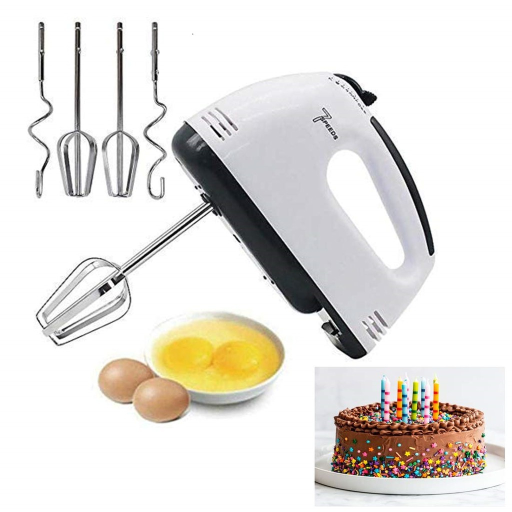 [GROSIR] HAND MIXER LISTRIK ELEKTRIK PENGADUK PENGOCOK ADONAN ROTI KUE 7 KECEPATAN SPEED TELUR MULTIFUNGSI SERBAGUNA