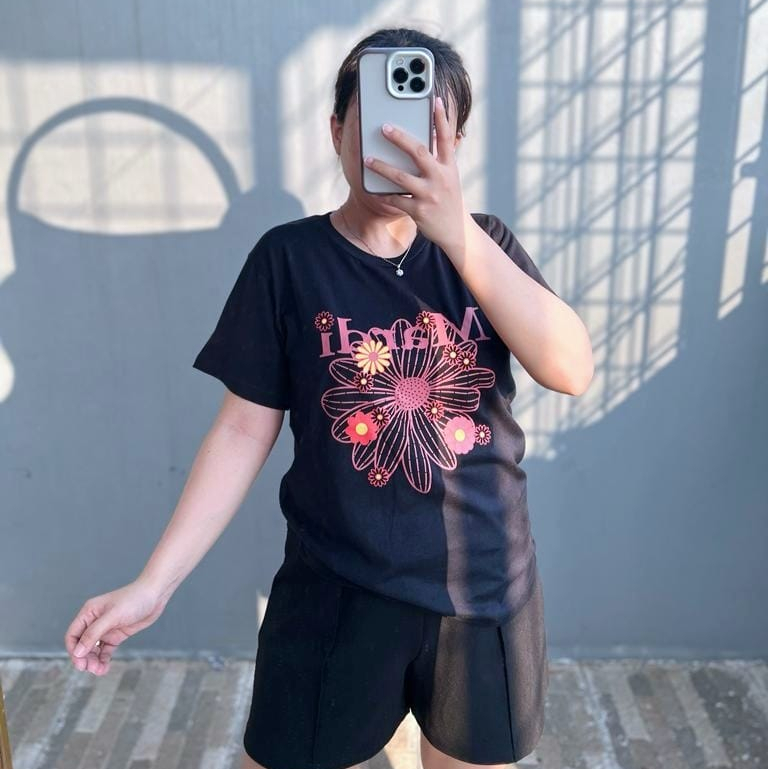 MARDI TSHIRT l BAJU KAOS TUMBLR TEE KAOS WANITA OVERSIZE POLOS COTTON COMBED 30'S KOREA FASHION