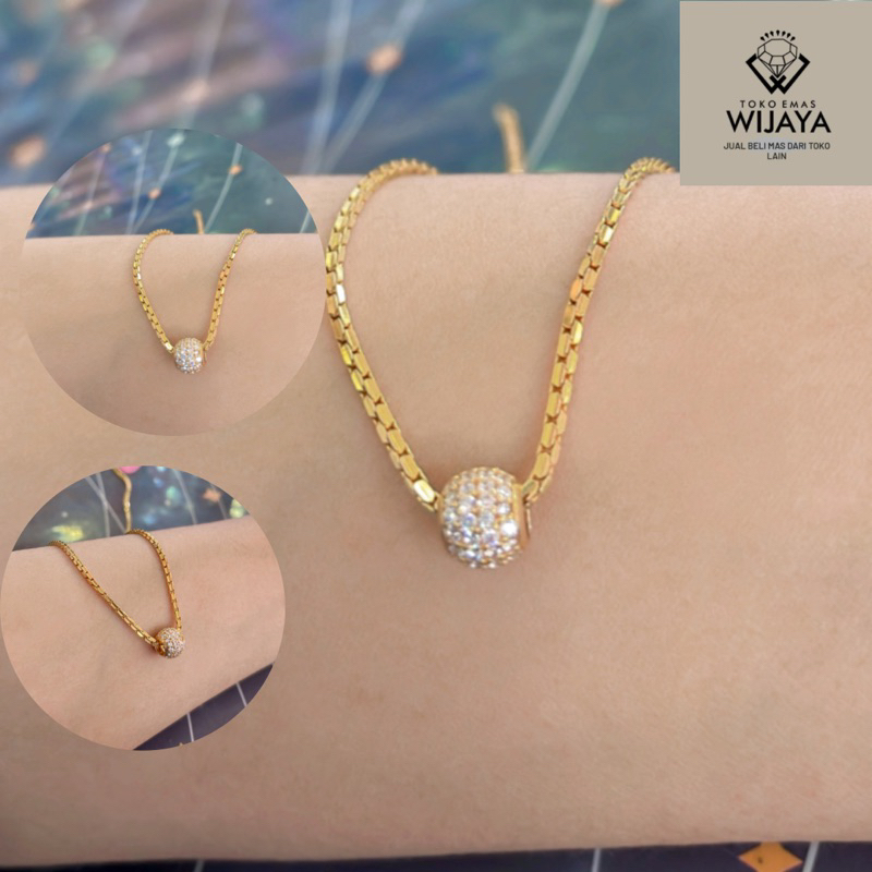 LIONTIN BOLA DISCO emas 375 8k