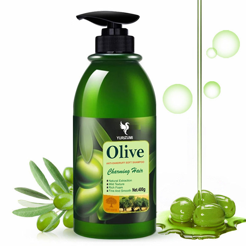 Hope Store - Olive Shampoo Anti Oksidan Shampoo Oil Pemanjang Rambut Dan Pelurus Rambut