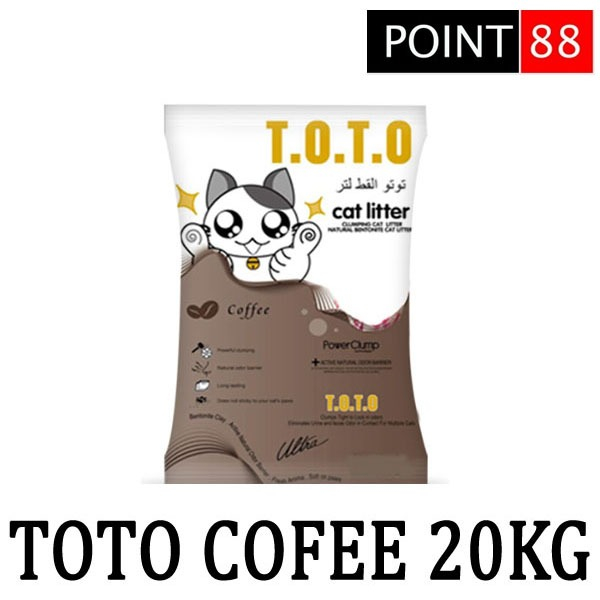 Pasir TOTO 20kg - Coffee (Grab/Gosend)