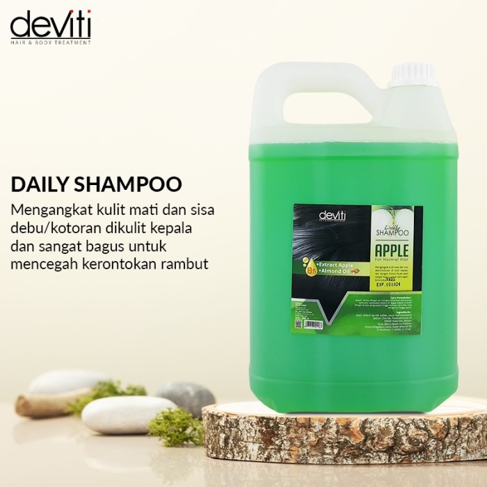 Deviti Hair Shampo 5L Apple - Perawatan Rambut