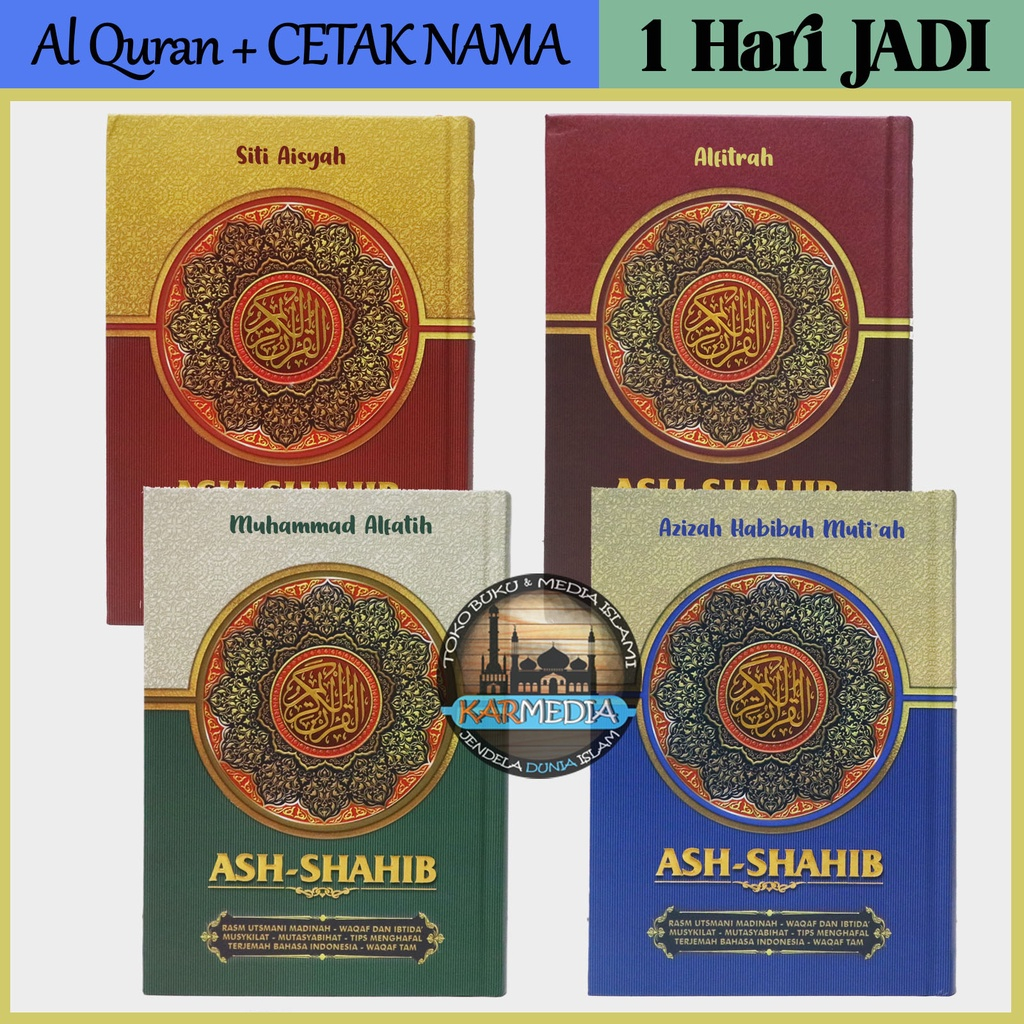 

CETAK NAMA Mushaf Ash Shahib Rasm Utsmani Terjemahan Waqaf dan Ibtida A5