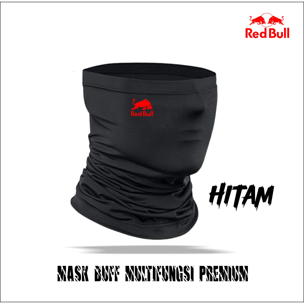 Mask Buff Bandana Multifungsi Pengendara Sepeda Motor Red Bull