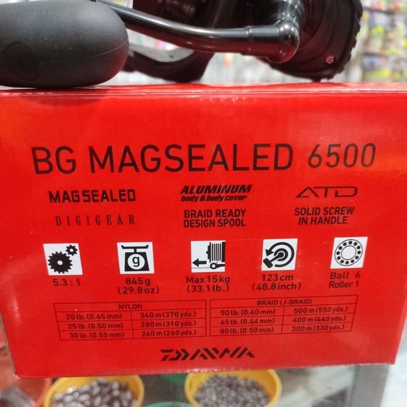 REEL DAIWA BG MAGSEALED 6500 POWER HANDEL