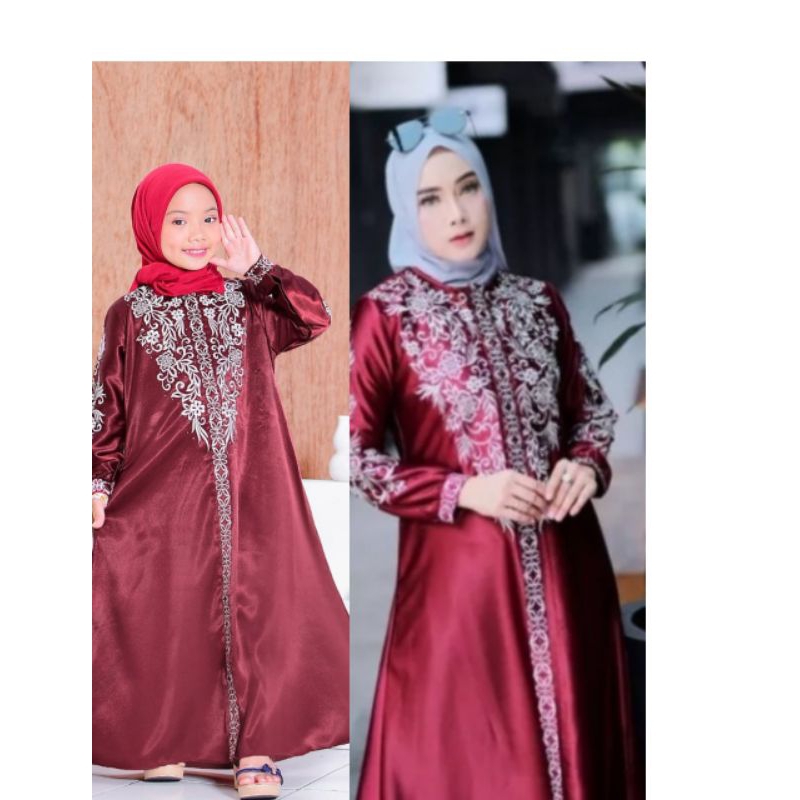 TERBARU~GAMIS COUPLE IBU DAN ANAK || GAMIS IBU DAN ANAK || GAMIS COUPLE MEWAH ELEGAN || GAMIS UNTUK 