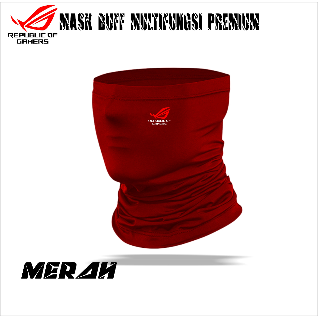 Mask Buff Bandana Multifungsi Premium Pengendara Motor ROG