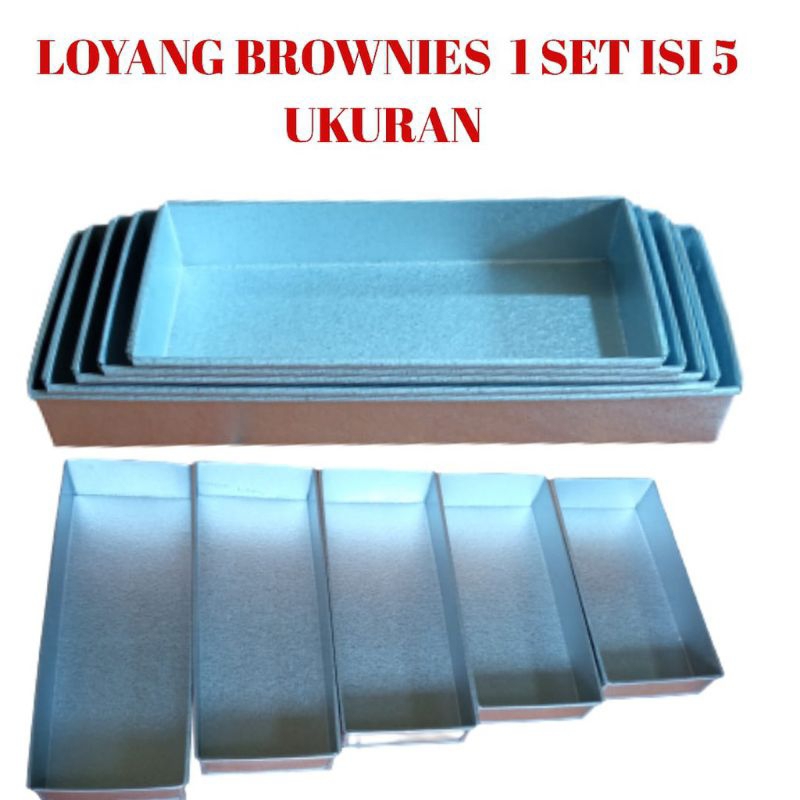 loyang kue brownies