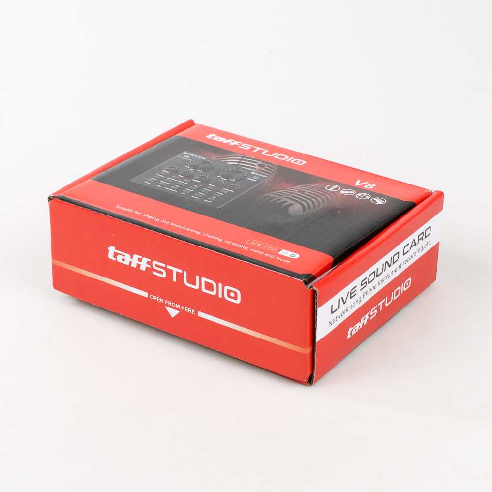 SEJAKELEKTRO TaffSTUDIO Bluetooth Audio USB External Soundcard Live Broadcast Streaming Rechargeable