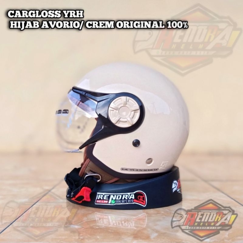Helm CARGLOSS YRH AVORIO/ CREM ORIGINAL 100% CARGLOSS HIJAB