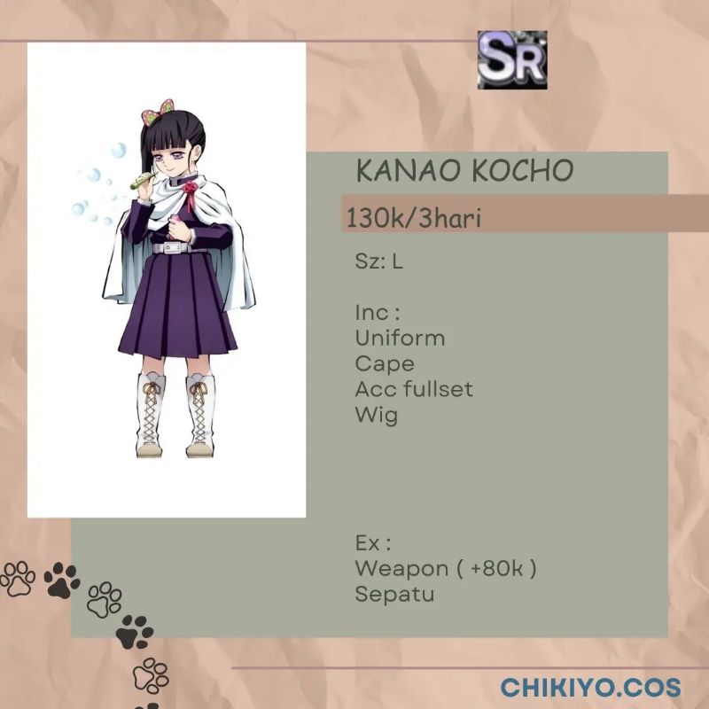 [RENTAL] Kanao Kocho - KNY - Cosplay
