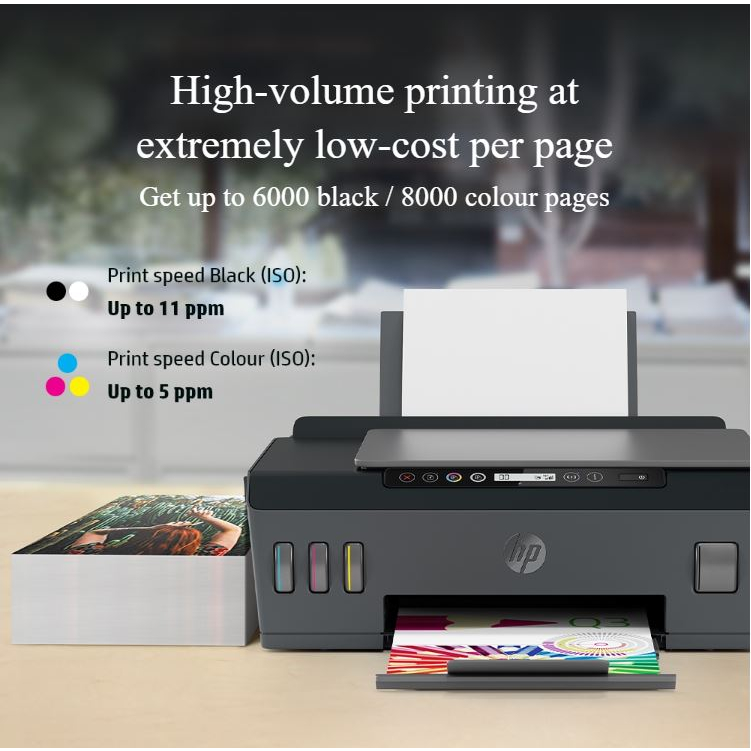 PRINTER HP SMART TANK 500 519 ALL IN ONE PRINT SCAN COPY