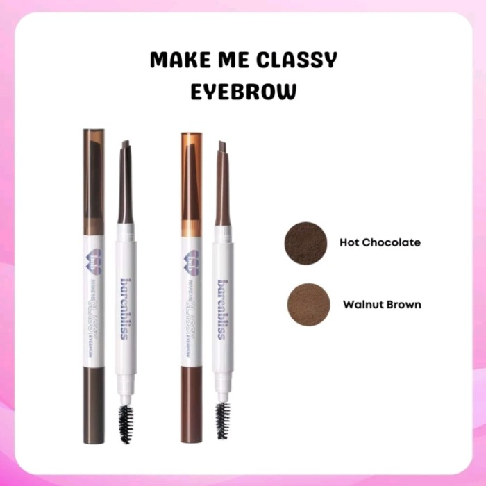 BARENBLISS MAKE ME CLASSY EYEBROW PENSIL ALIS KOREA NATURAL TAHAN LAMA