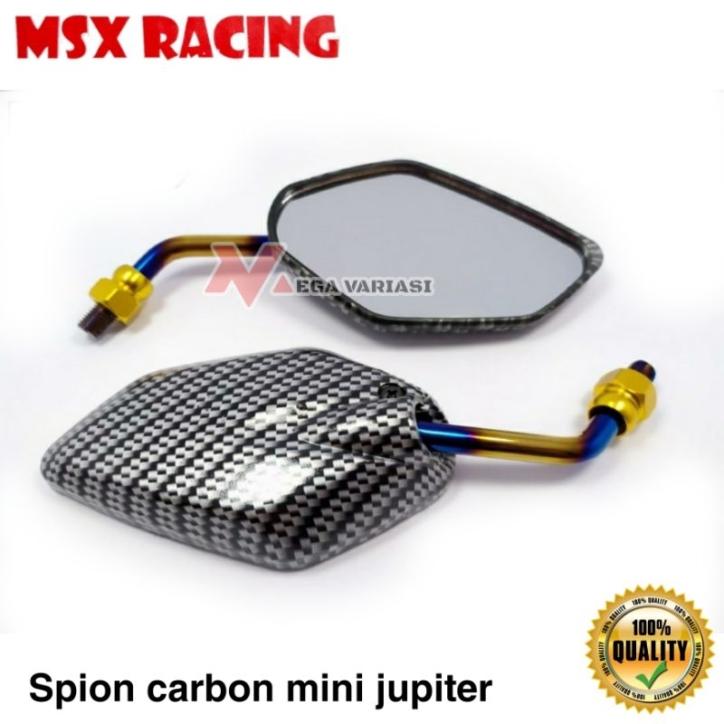 KACA SPION CARBON MINI IMPORT SPION CARBON MINI YAMAHA MIO MIO J JUPITER FIZR MIO S M3 AEROX NMAX LEXI RXKING DLL