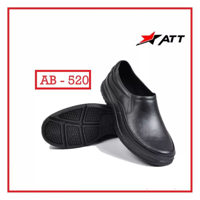 Sepatu Pantofel Pria ATT AB 520 Hitam