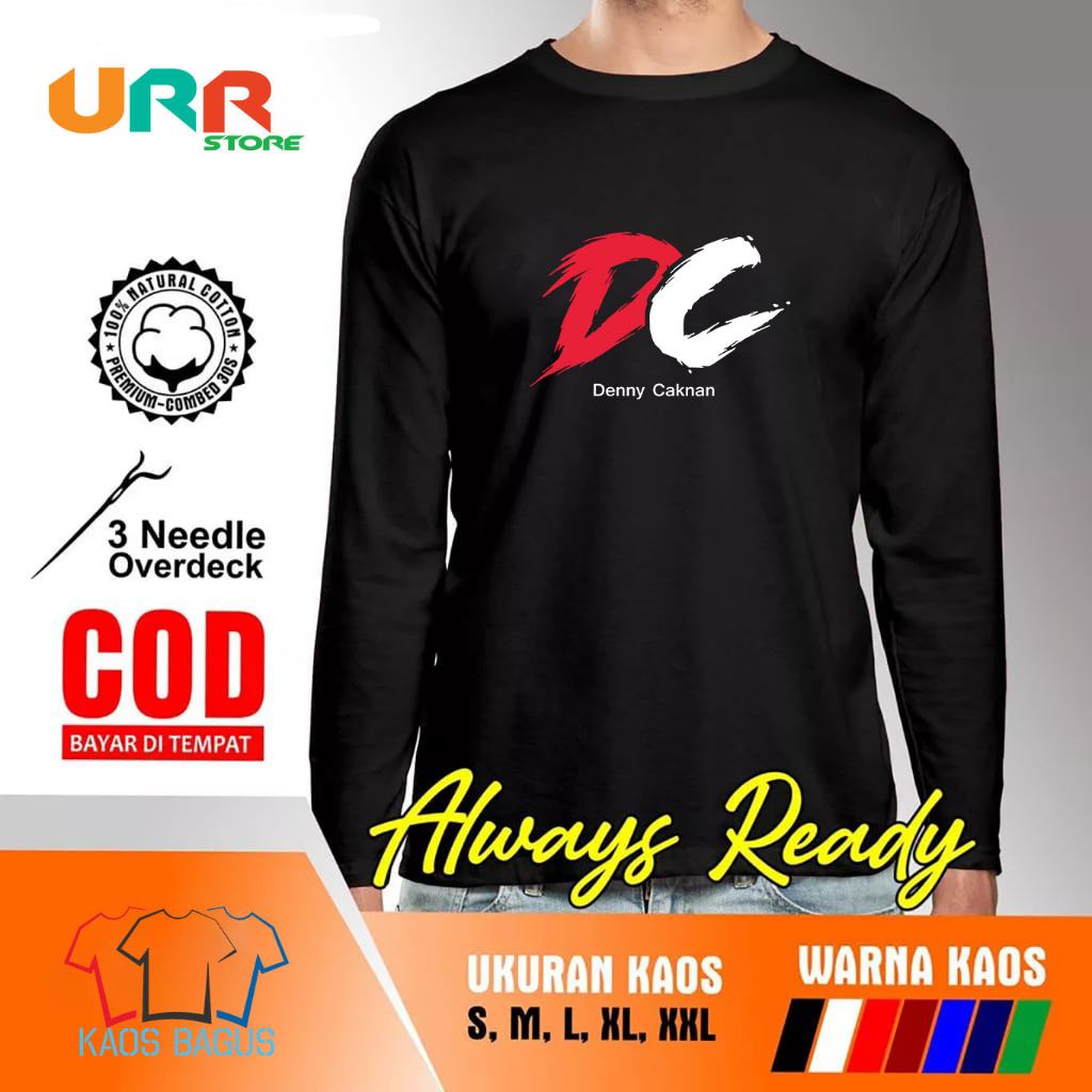 Kaos Baju LENGAN PANJANG Denny Caknan Kaos Musik Dangdut Terlaris