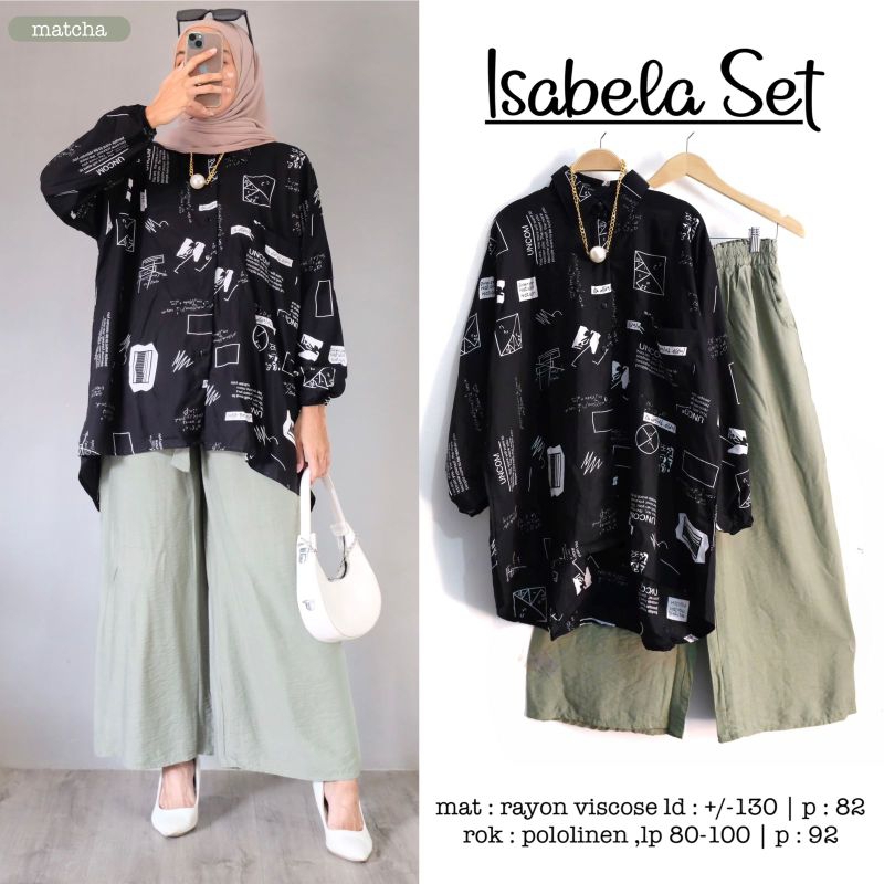 ISABELA SETELAN BAJU WANITA