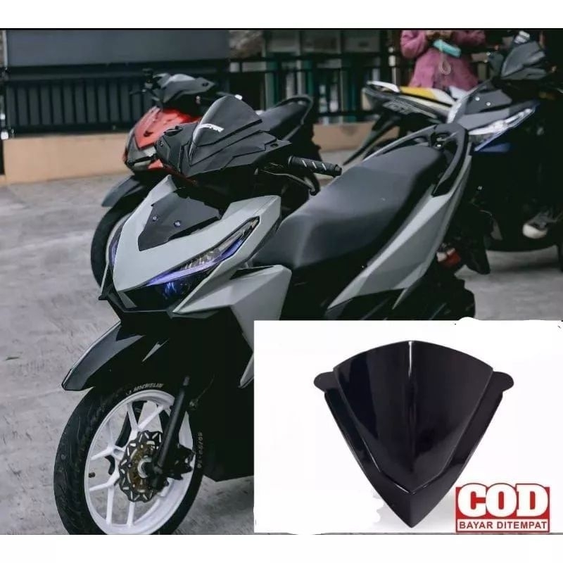 visor variasi bahan akrilik pnp supra x vario 110 vario 125 old