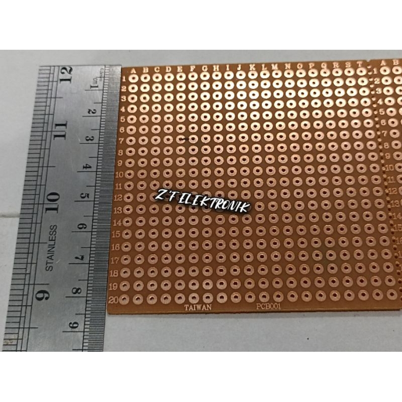 PCB TITIK TRANSISTOR LUBANG BESAR PCB001