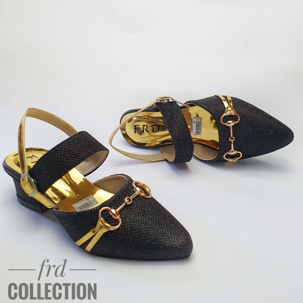Sandal Sepatu Hak Anak Perempuan 5 cm Heels Motif ASESORIS Sendal Pesta Anak
