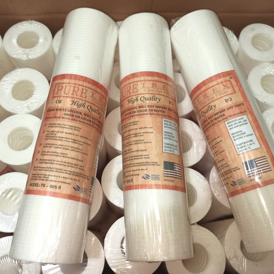Cartridge Filter Air Puretrex 10 " / Puretrex Water Filter 0.5 Micron