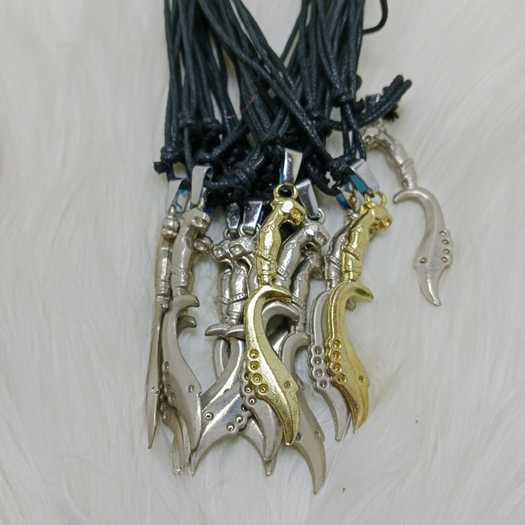 Kalung Kujang Bahan Kuningan