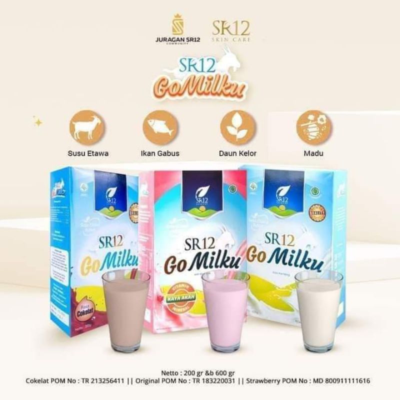 

SUSU GO MILKKU SR 12 HERBALIS MINUMAN KESEHATAN Netto 200 GRAM
