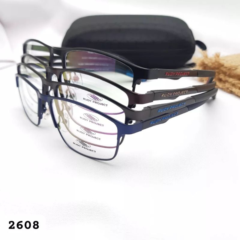 NEW FRAME KACAMATA PRIA RUDY PROJECT 2608 BLACK RED