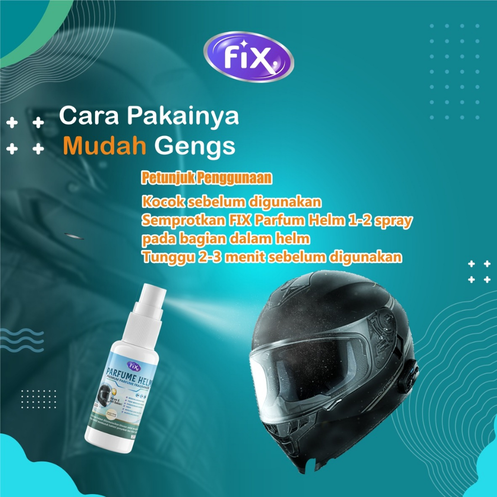 Fix Parfum Helm Penghilang Bau dan Anti Bakteri