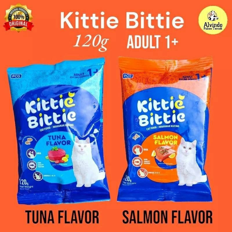 Kittie Bittie snack kucing 120 gram